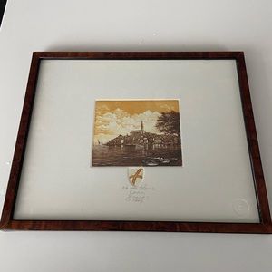 Framed Croatian City Print